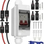 interruptor de desconexión solar / caja de corte 32 a 500 v dc con carcasa ip65