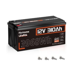 batería lifepo4 12 v 310 ah — 3968 wh — ciclos profundos / off grid / solar / rv / ups