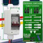 interruptor de desconexión solar / caja de corte 32 a 500 v dc con carcasa ip65 – cnlonqcom