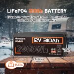 batería lifepo4 12 v 310 ah — 3968 wh — ciclos profundos / off grid / solar / rv / ups