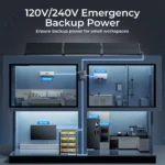 inversor híbrido solar 5.5 kw / 48 v dc → 120/220 v ac (split phase)