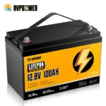 batería lifepo4 portátil 12 v 100 ah con bms – rvpozwer
