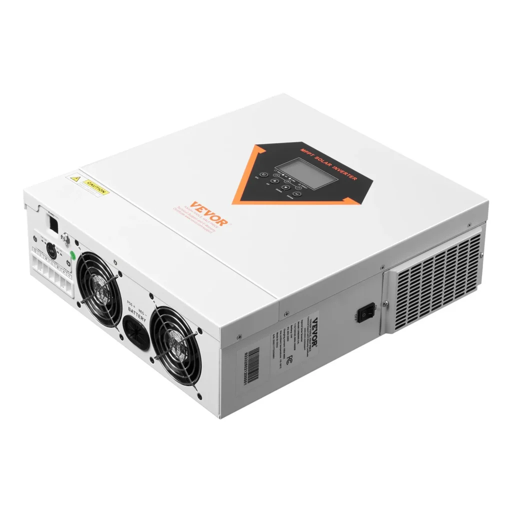 vevor hybrid solar inverter charger 3000 w — 24 v dc → 110/120 v ac (off grid / solar / ups)