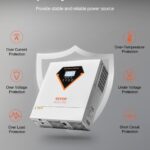 inversor híbrido solar vevor 3000 w — 24 v dc → 110/120 v ac