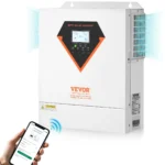 inversor híbrido solar vevor 3000 w — 24 v dc → 110/120 v ac