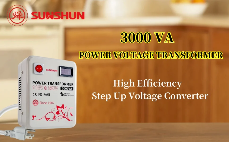 Transformer 110v to 220v 1 3000W step up voltage 110v to 220v converter transformer