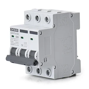 Interruptor termomagnético AC Chtaixi 20 A 120/240 V 2 polos DIN 2 AC Circuit Breaker DIN Rail 3P 240V 480V Shell