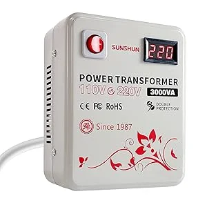 Transformer 110v to 220v 5 3000 watts power transformer step up 110v to 220v voltage converter with lcd display
