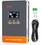 2 AWG Battery Cable 1 Ft 2 Pair Black & Red, 2 Gauge Pure Copper Battery Inverter Wire Cable 29 100A MPPT Solar Charge Controller 12V/24V/48V Auto, MPPT Solar Controller 100 Amp w/ LCD Display,...
