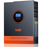 2 AWG Battery Cable 1 Ft 2 Pair Black & Red, 2 Gauge Pure Copper Battery Inverter Wire Cable 23 5000W Solar Inverter Pure Sine Wave 48V with 80A MPPT Solar Controller, Max.PV Input 5500W,500V,2...