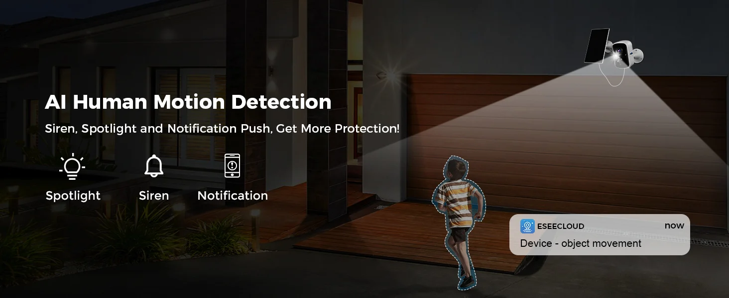 Solar Security Cameras Wireless Outdoor