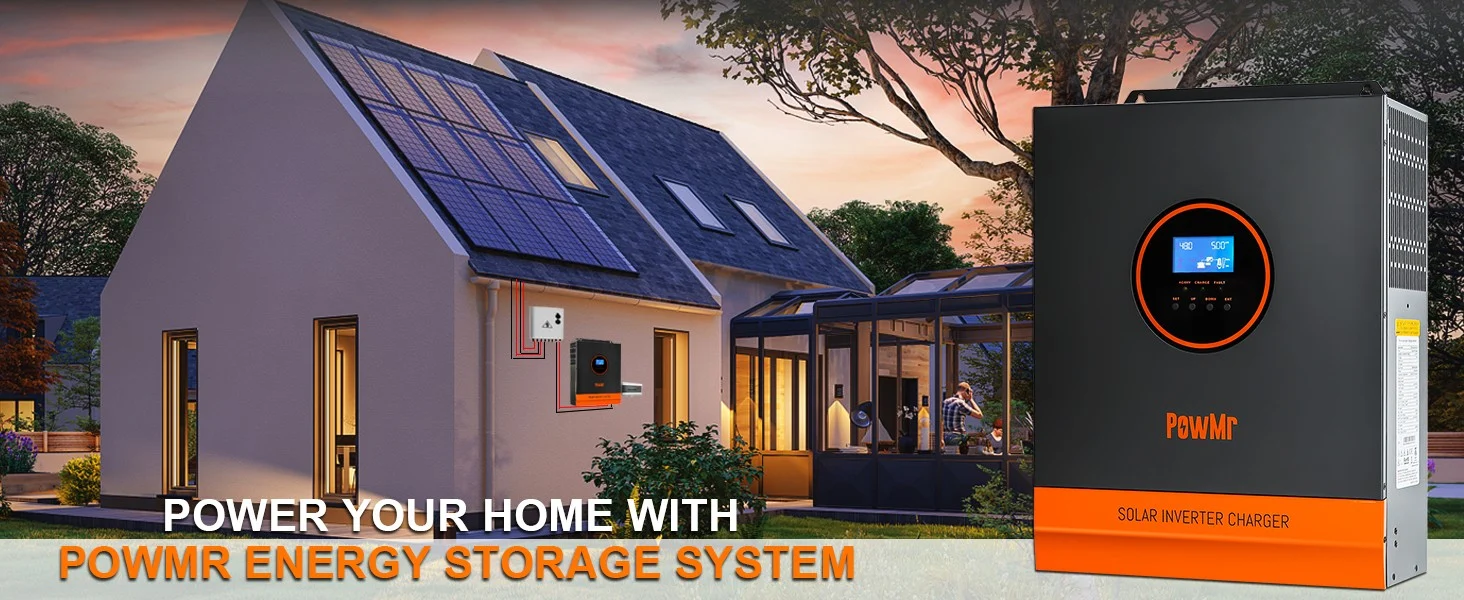 Inversor híbrido solar PowMr 3000W 24V MPPT 80A 110V 11 5222792d 57ac 43e5 92e0 891779afc105