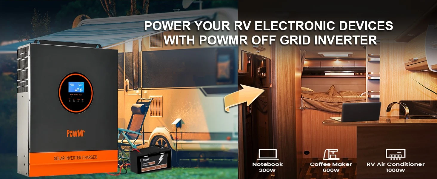 Inversor híbrido solar PowMr 3000W 24V MPPT 80A 110V 10 7ec8dece 82b0 499d 92bc 36d217e5e3f4