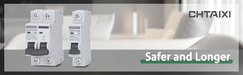 Interruptor termomagnético AC Chtaixi 20 A 120/240 V 2 polos DIN 1 AC circuit breaker Din rail Solar AC disconnect switch 110V 220V MCB disyuntor 2p 1p A+ Ban