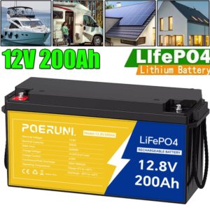 12V 200AH LiFePO4 Lithium Battery