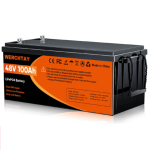 48v 100ah lifepo4 battery with bms deep cycle for marine off grid power golf car